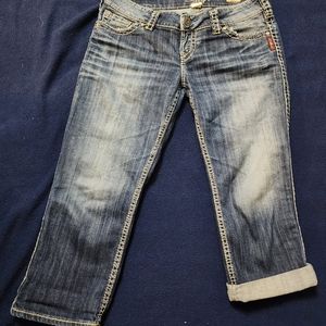 Silver jeans McKenzie Capri size 30